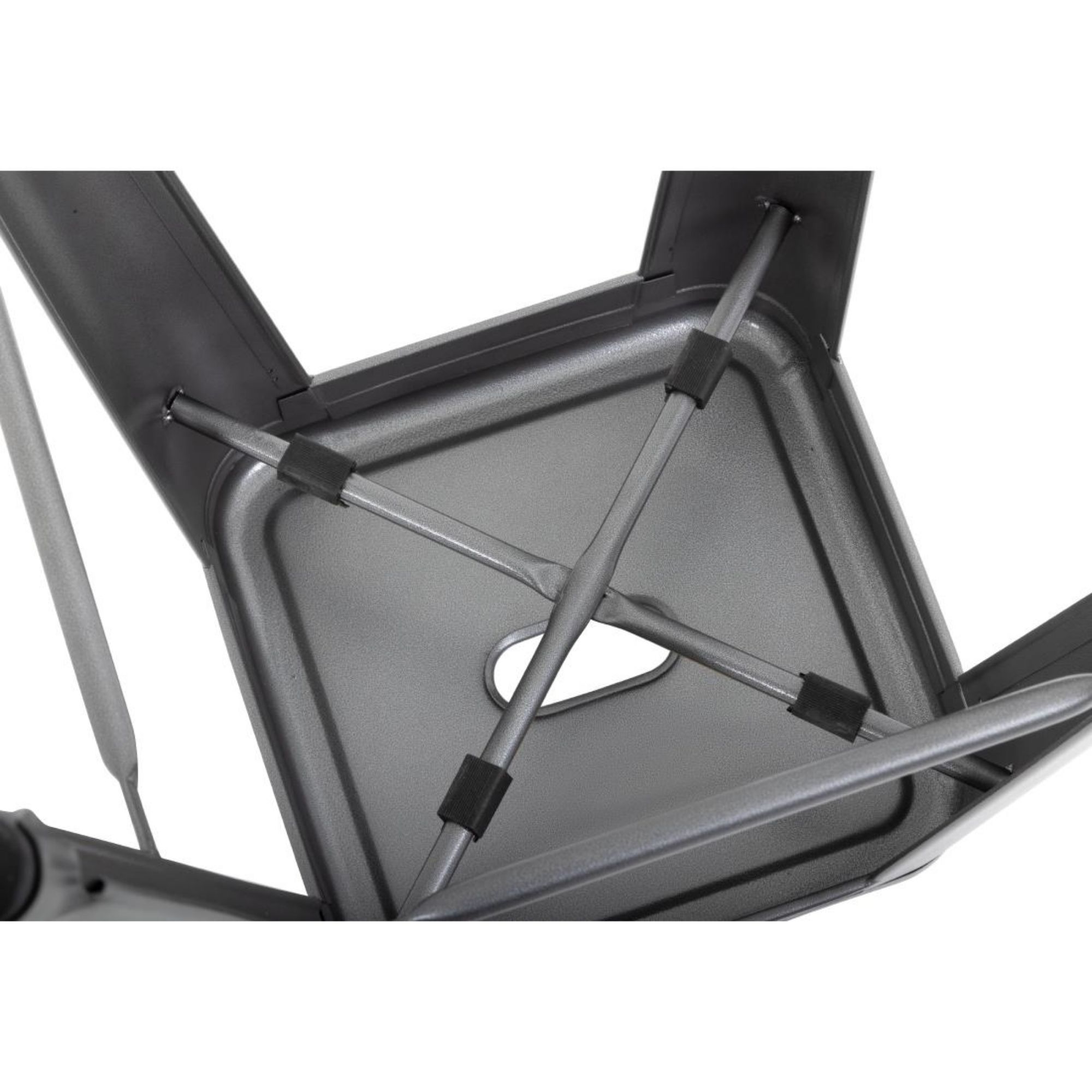 Picture of Bolero Bistro Steel High Stool Gun Metal (Pack Of 4)