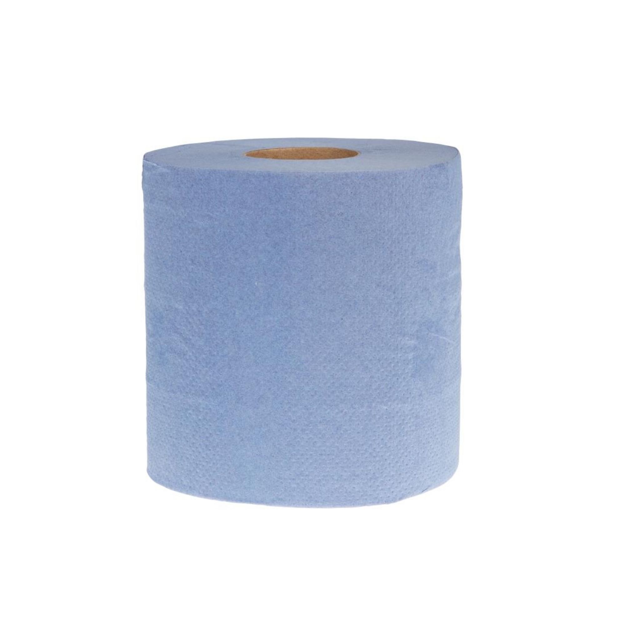Picture of Jantex Centrefeed Blue Rolls 2-Ply 120m (Pack of 6)