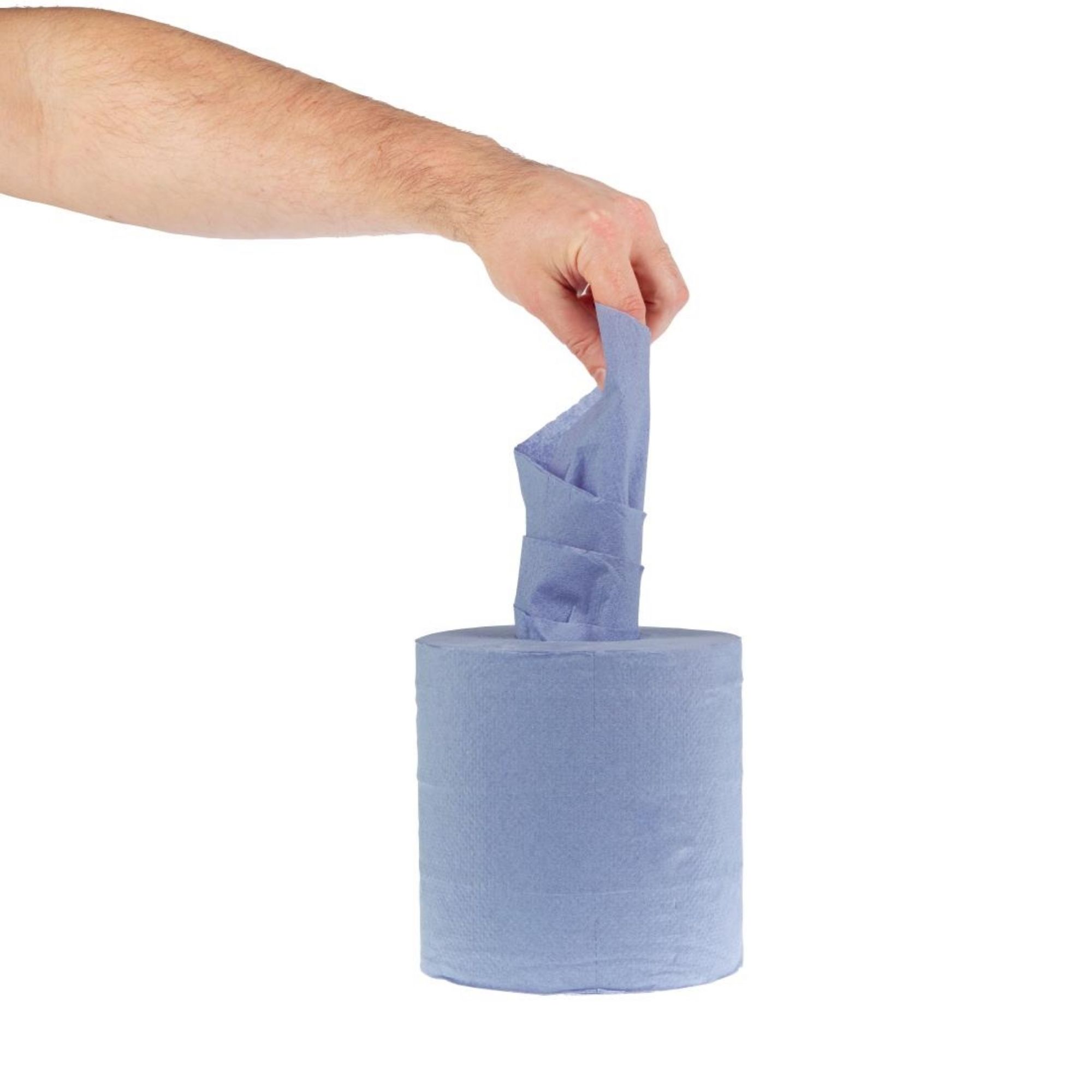 Picture of Jantex Centrefeed Blue Rolls 2-Ply 120m (Pack of 6)