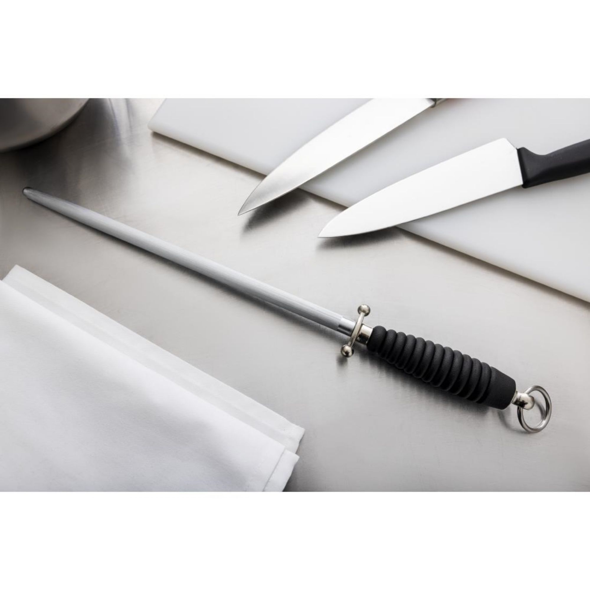 Picture of Victorinox Butchers Knife Sharpening Steel 30.5cm