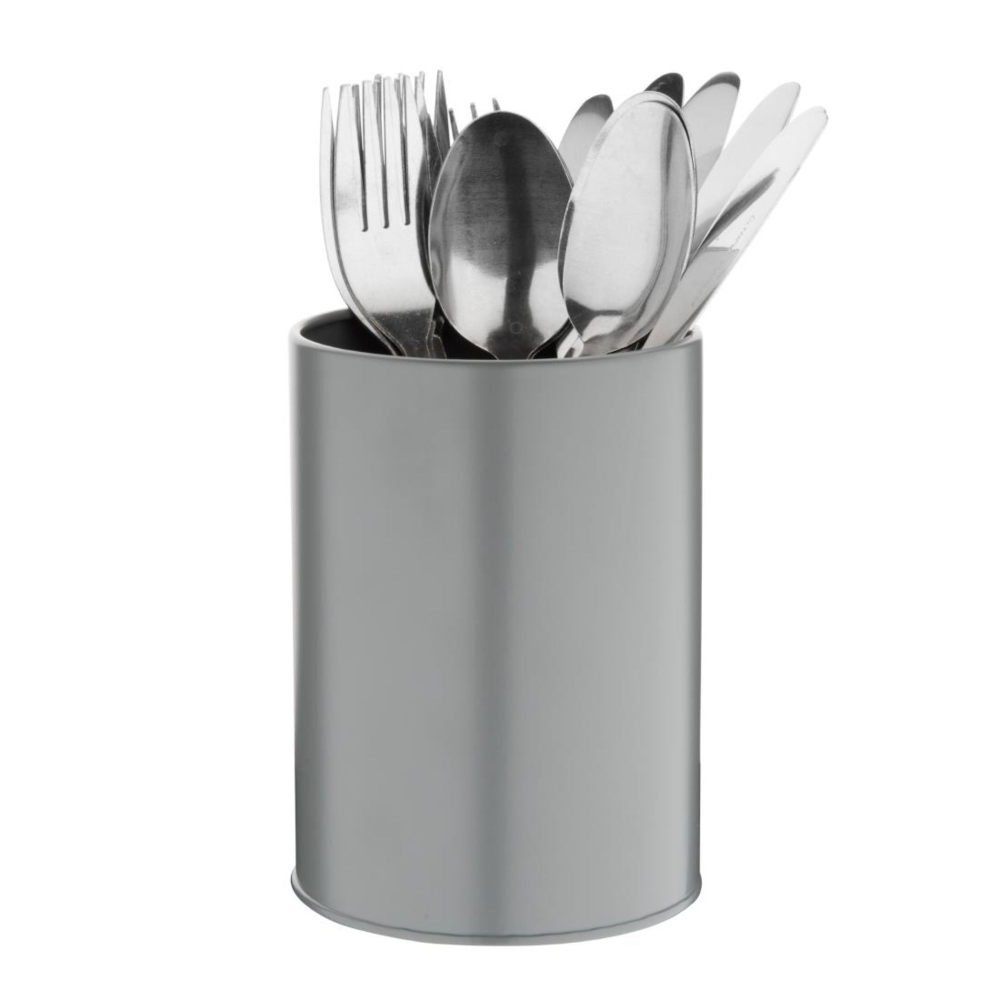 Picture of Olympia Galvanised Utensil Tin Grey