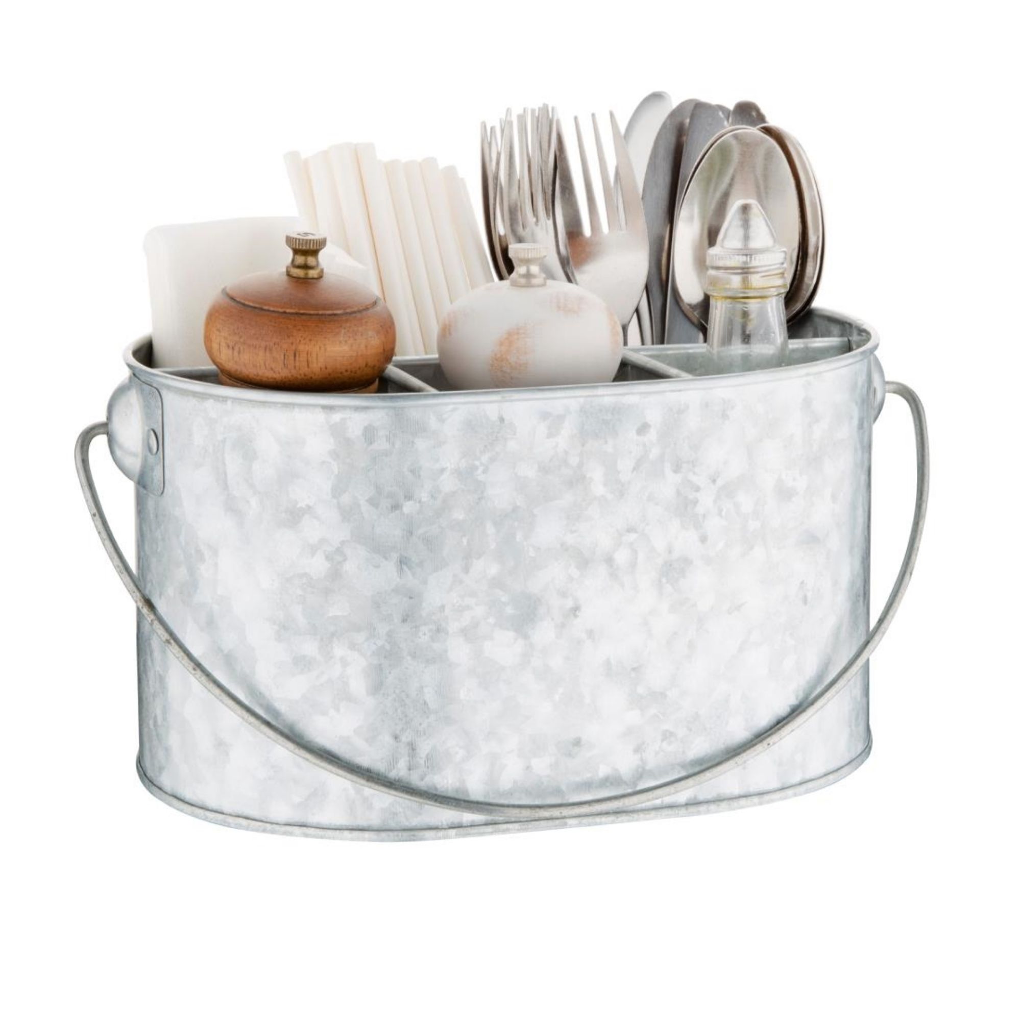 Picture of Olympia Galvanised Steel Table Tidy