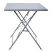 Picture of Bolero Pavement Style Folding Table Grey 1100mm x 700mm