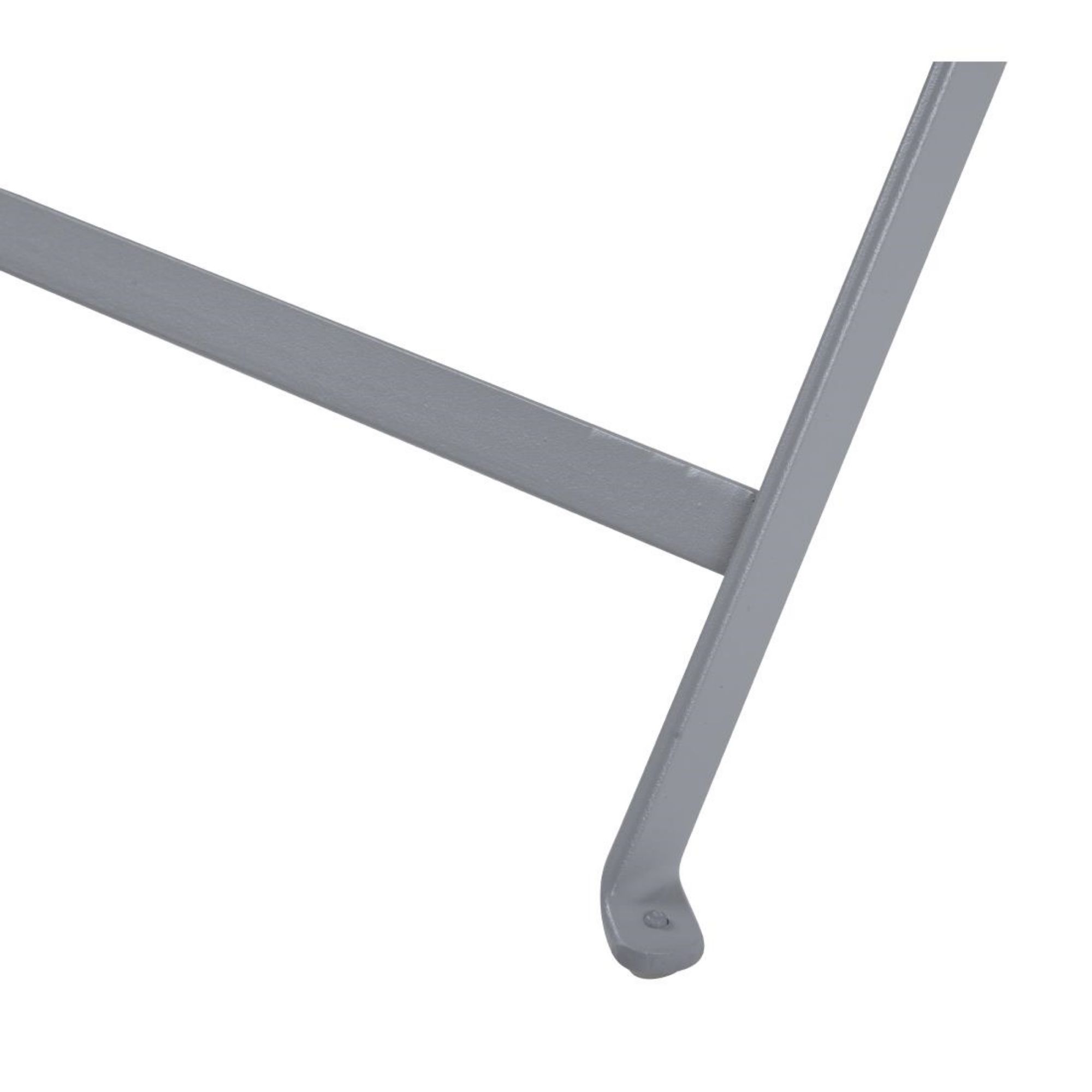Picture of Bolero Pavement Style Folding Table Grey 1100mm x 700mm