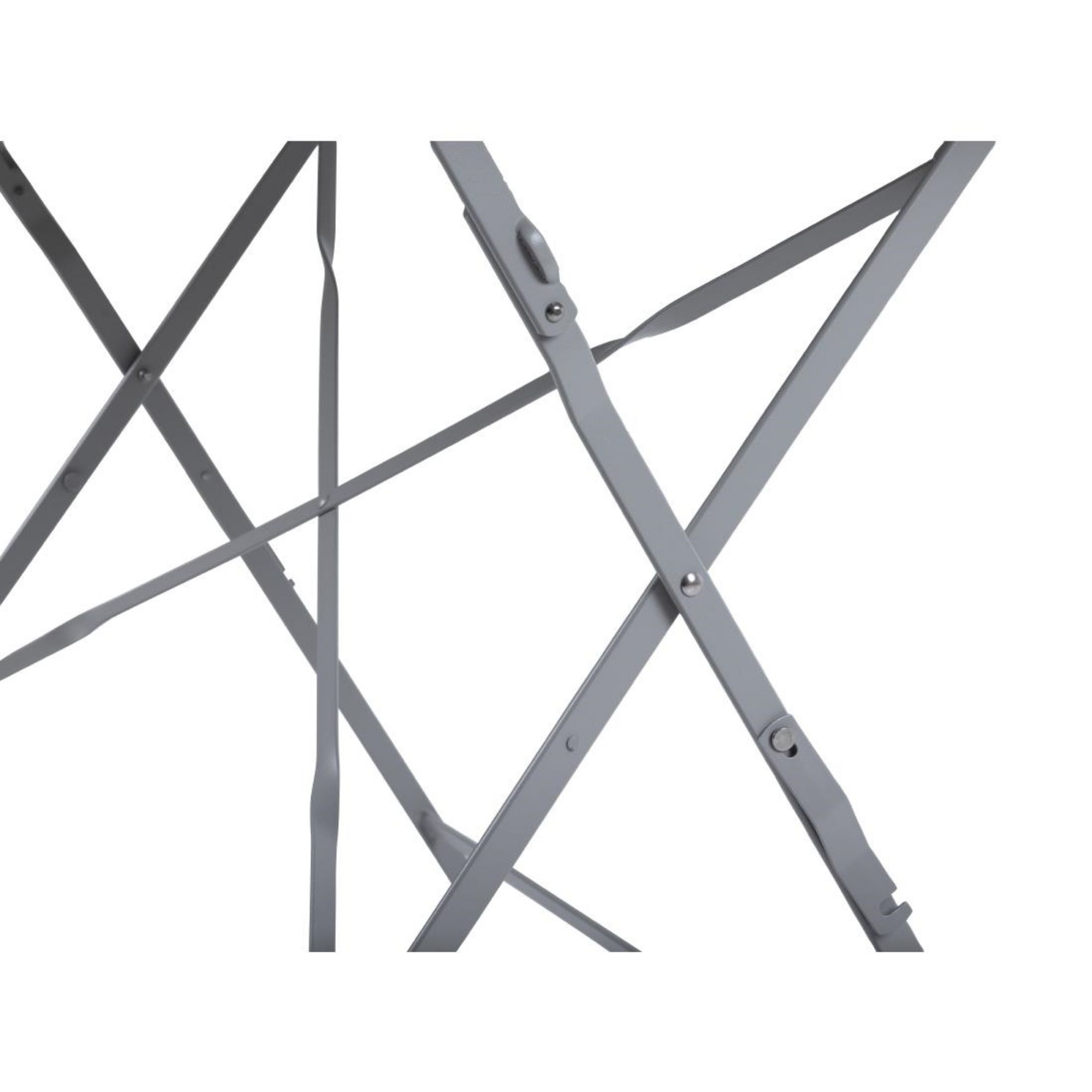 Picture of Bolero Pavement Style Folding Table Grey 1100mm x 700mm