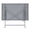 Picture of Bolero Pavement Style Folding Table Grey 1100mm x 700mm