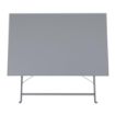 Picture of Bolero Pavement Style Folding Table Grey 1100mm x 700mm