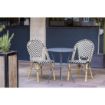 Picture of Bolero Parisian Style Rattan Side Chair Black (Pack of 2)