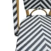 Picture of Bolero Parisian Style Rattan Side Chair Black (Pack of 2)