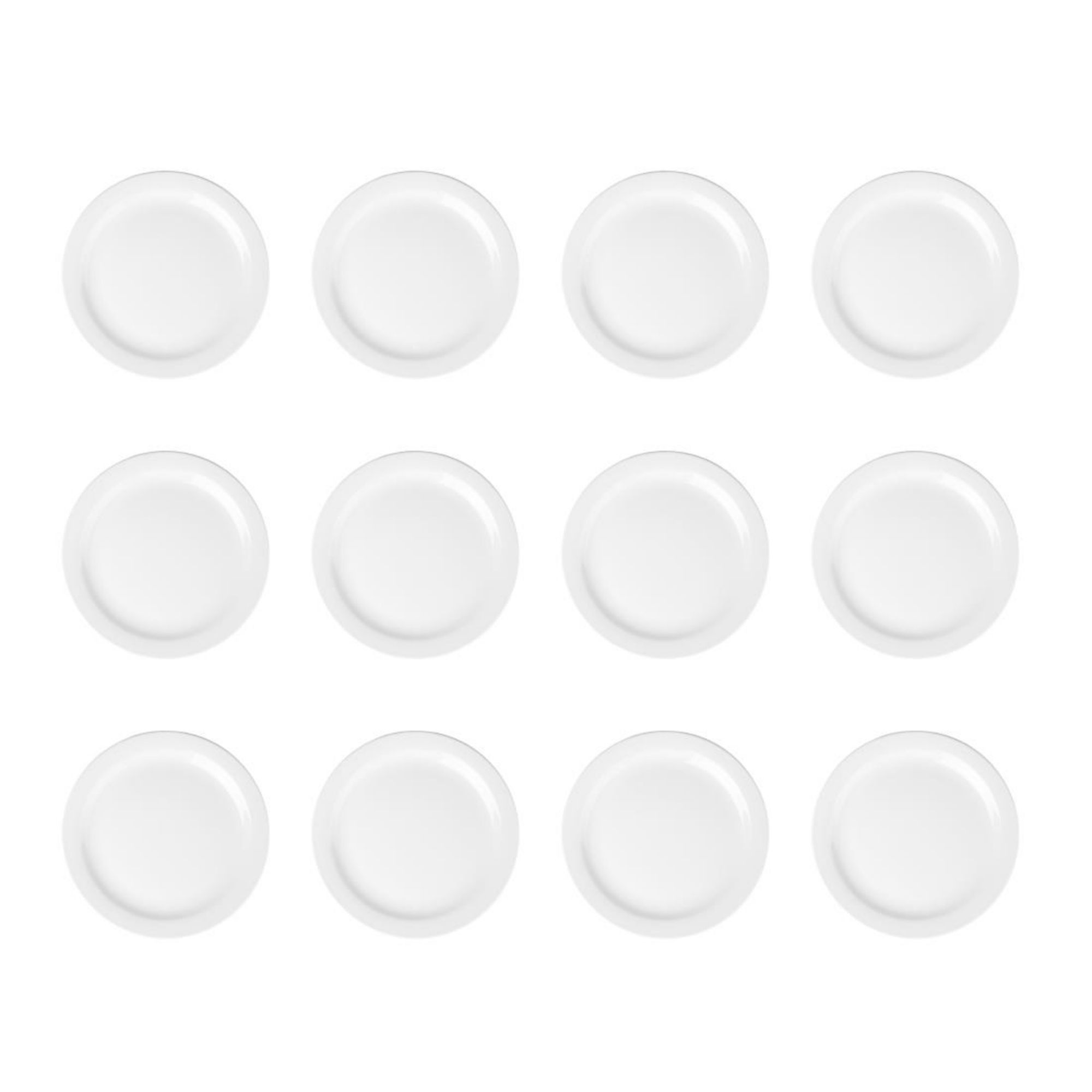 Picture of Olympia Athena Narrow Rimmed Plates 226mm (Pack of 12)