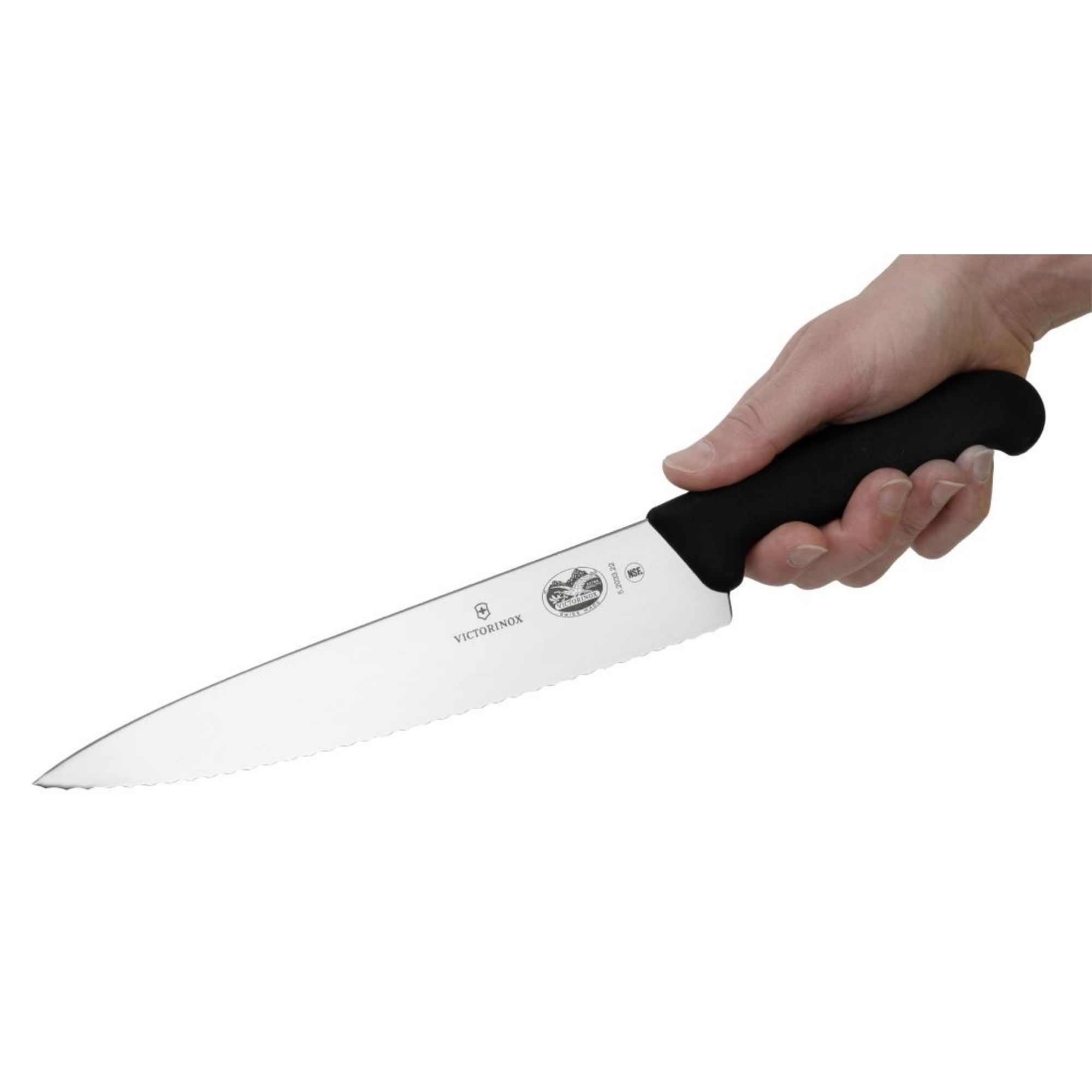 Picture of Victorinox Fibrox Serrated Carving Knife 22.2cm
