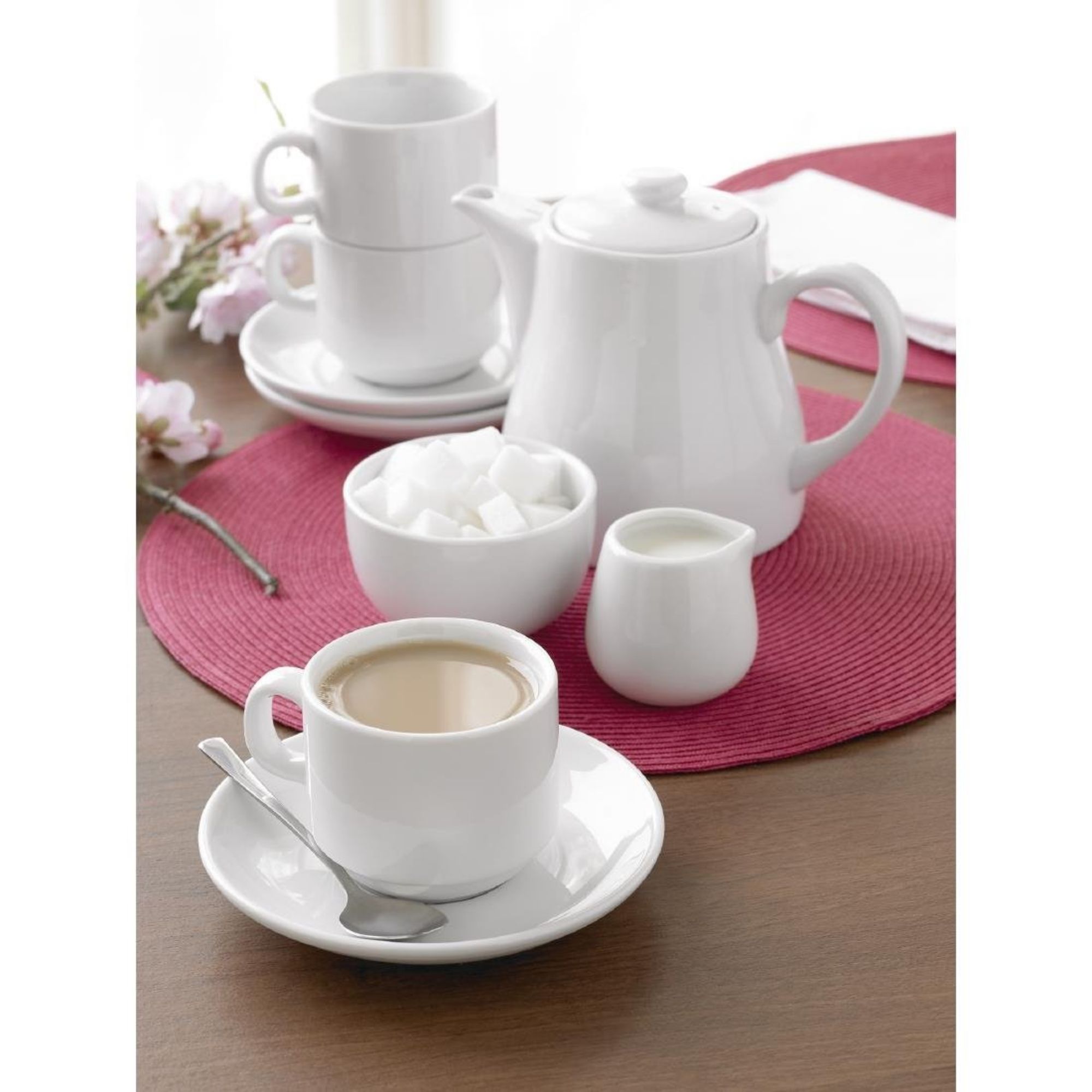Picture of Olympia Whiteware Espresso Saucers (Pack of 12)