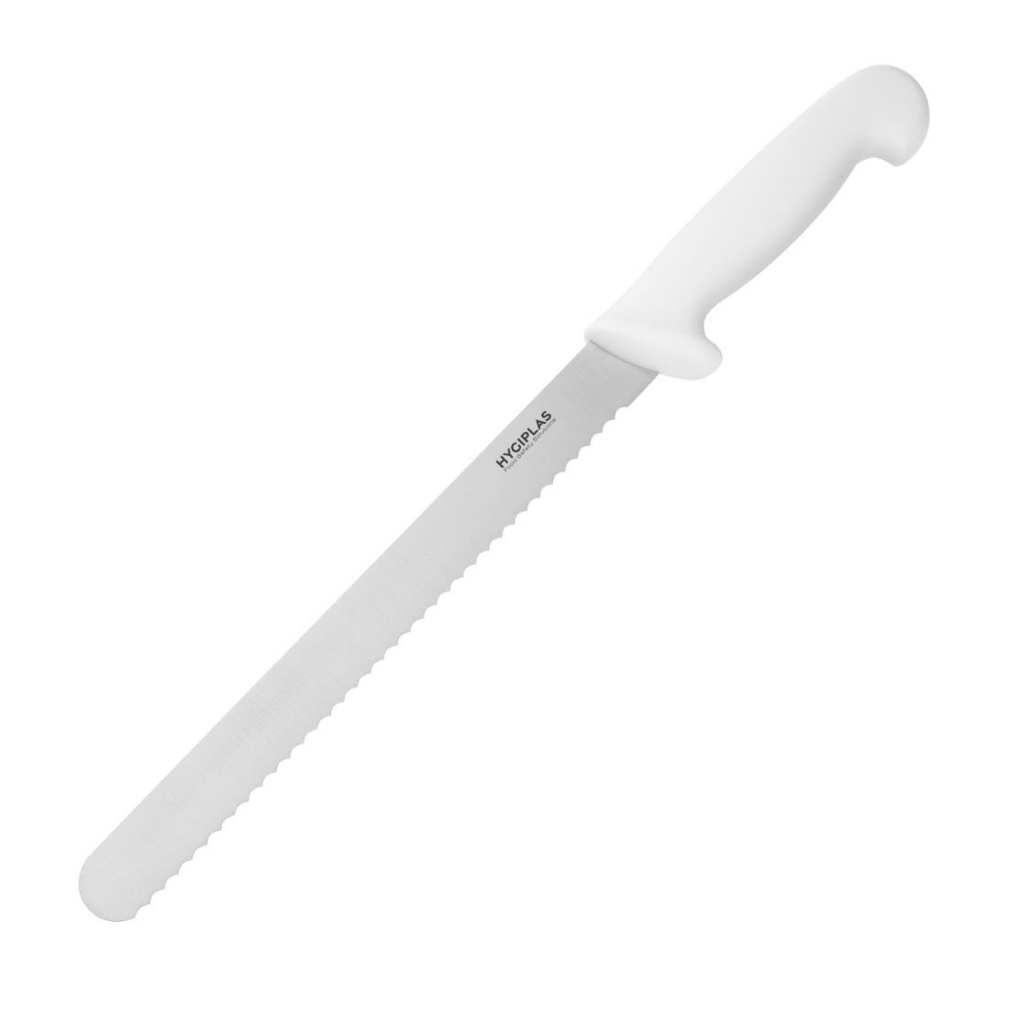 Picture of Hygiplas Serrated Slicer White 24.8cm