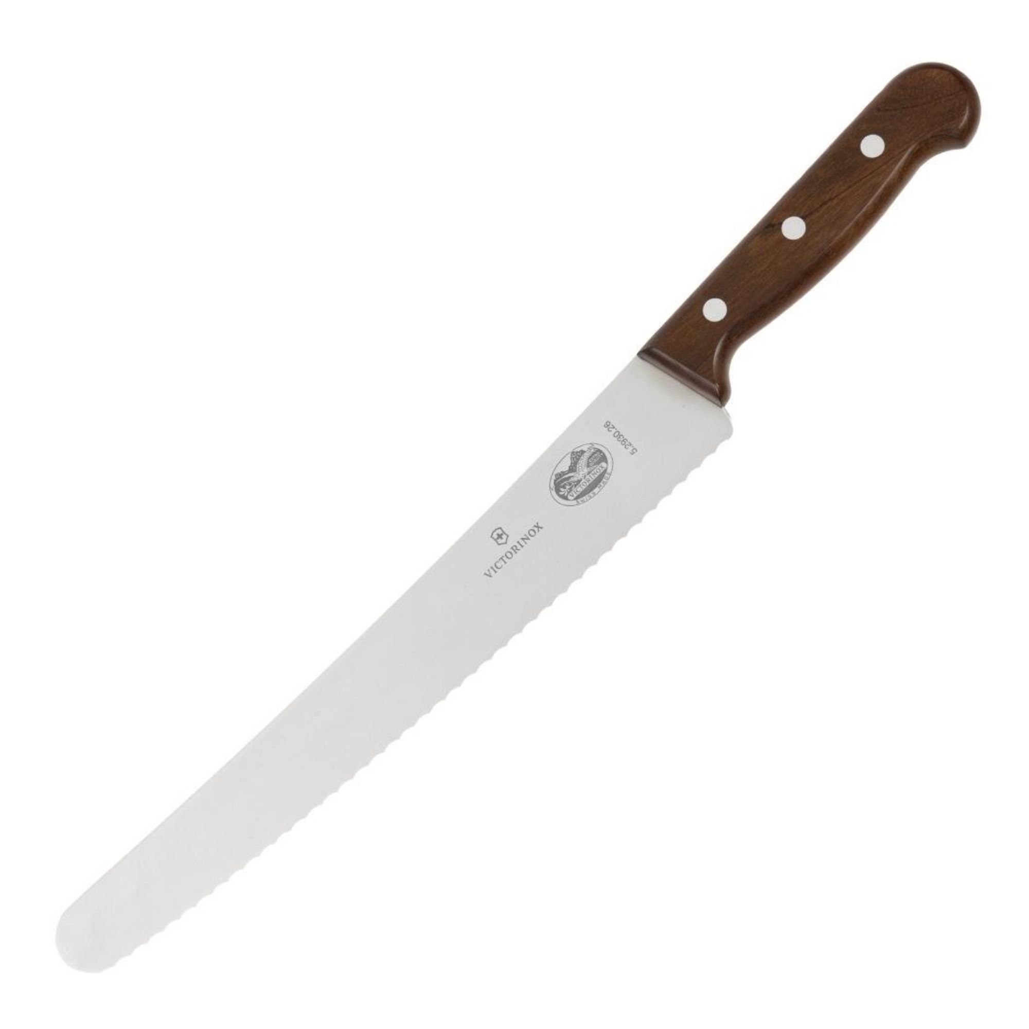 Picture of Victorinox Serrated Curved Blade Rosewood Pastry Knife 25.4cm