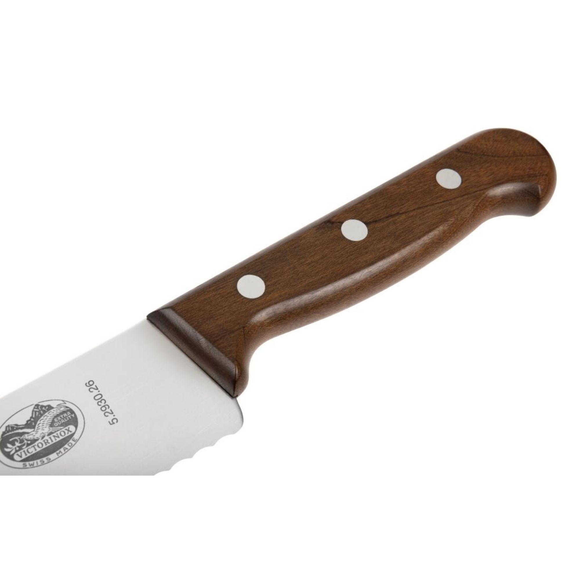 Picture of Victorinox Serrated Curved Blade Rosewood Pastry Knife 25.4cm