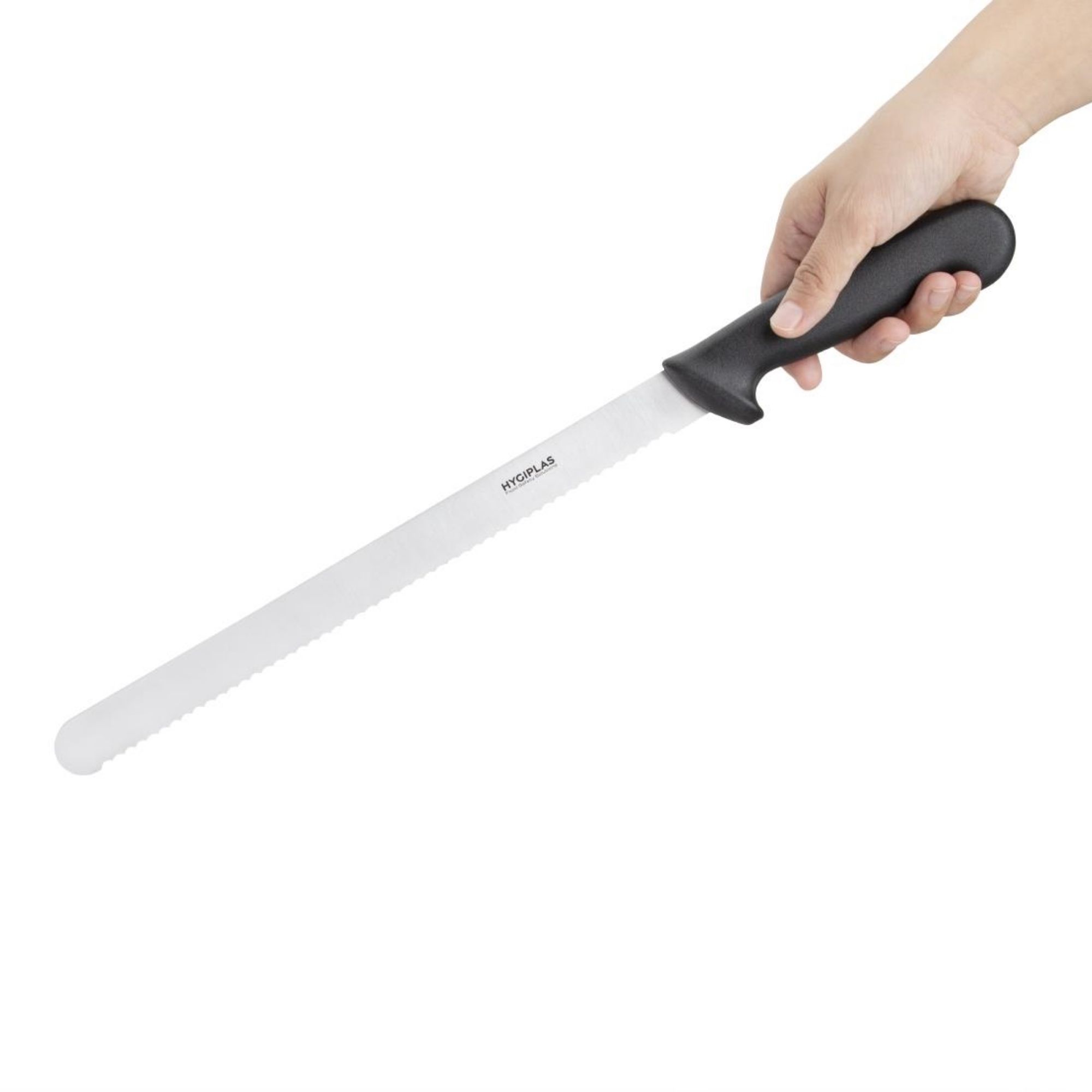 Picture of Hygiplas Serrated Slicer Black 30cm