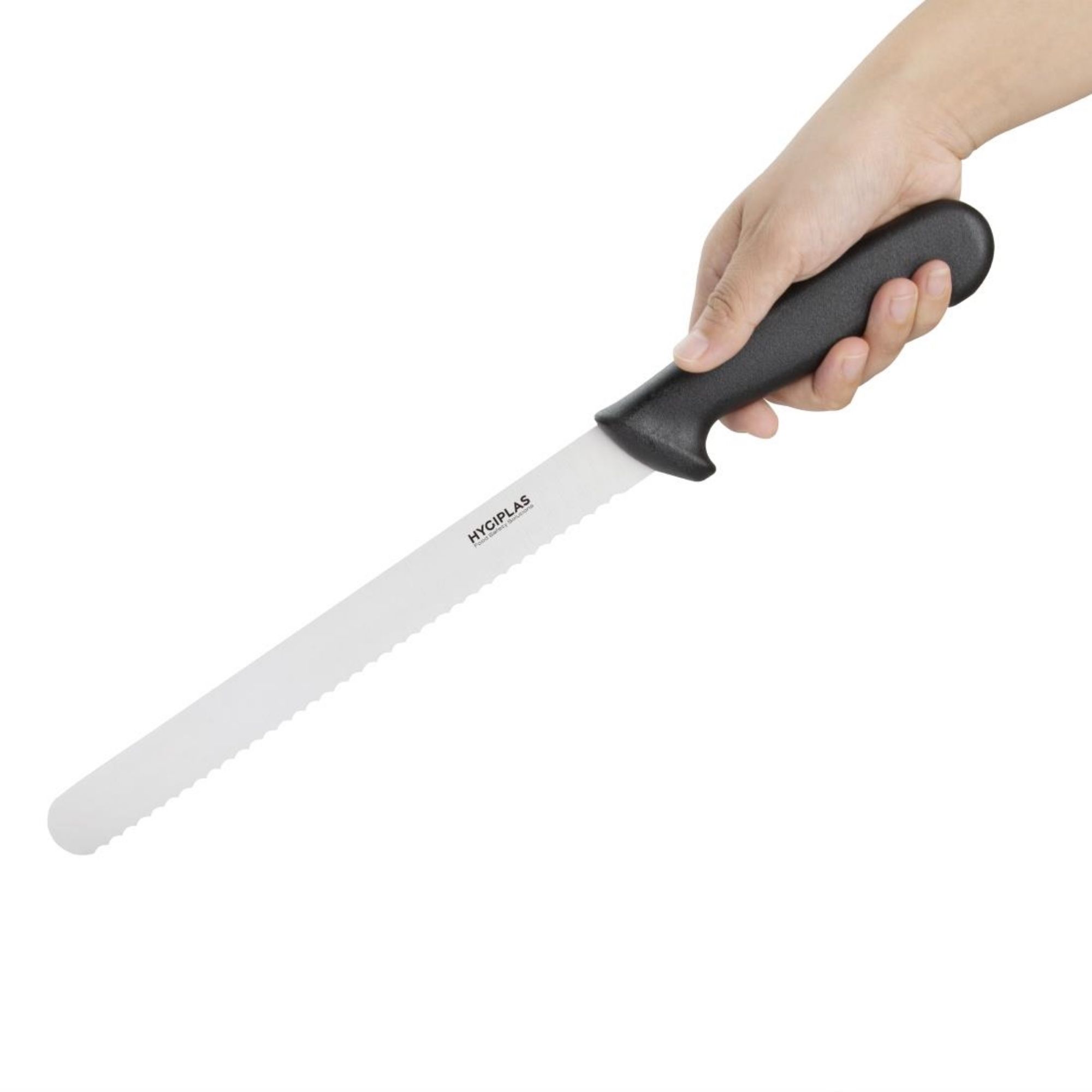 Picture of Hygiplas Serrated Slicer Black 24.8cm