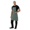 Picture of Southside Linen Blend Bib Apron Forest Green