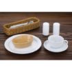Picture of Olympia Stoneware Oval Pie Bowls 145 x 104mm (Pack of 6)