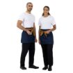 Picture of Southside Waist Apron Denim Blue Tan Ties