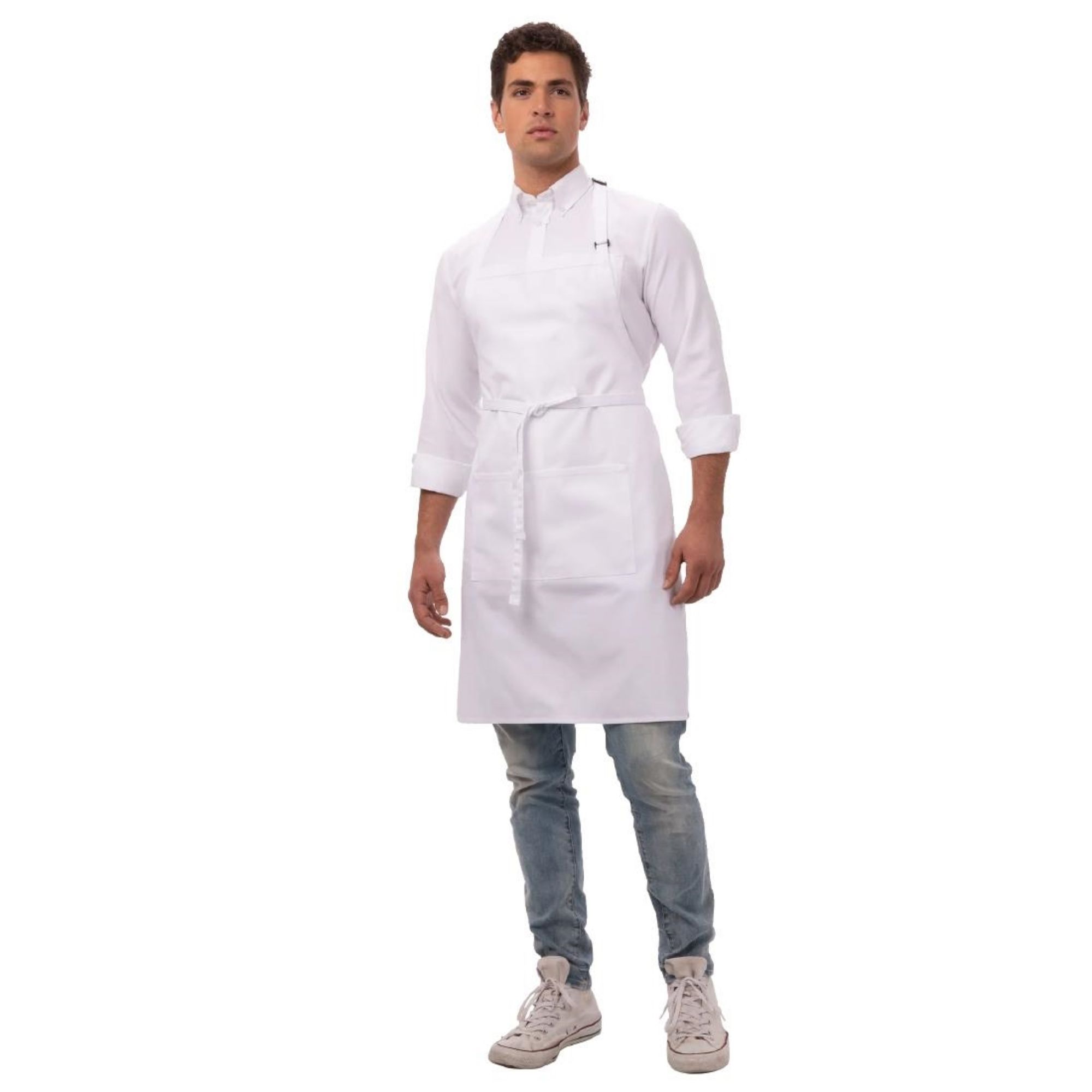 Picture of Chef Works Bib Apron White