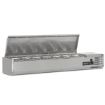 Picture of BLIZZARD 1.5m Hinged 1/4 Gastronorm Prep Top TOP1500-14EN