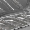 Picture of BLIZZARD 2m Hinged 1/4 Gastronorm Prep Top TOP2000-14EN