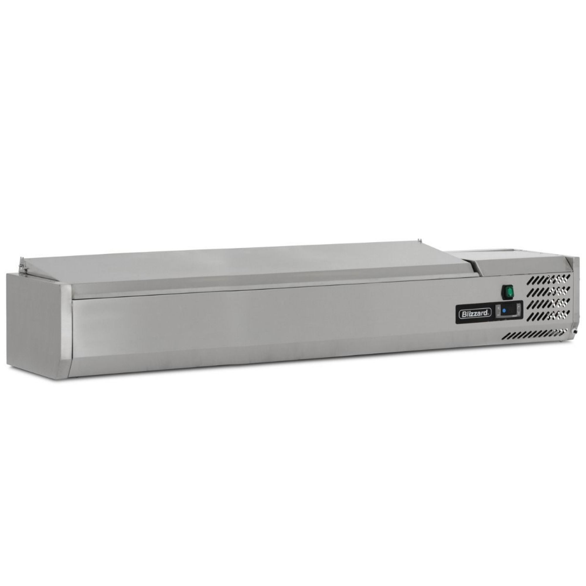 Picture of BLIZZARD 1.5m Hinged 1/4 Gastronorm Prep Top TOP1500-14EN