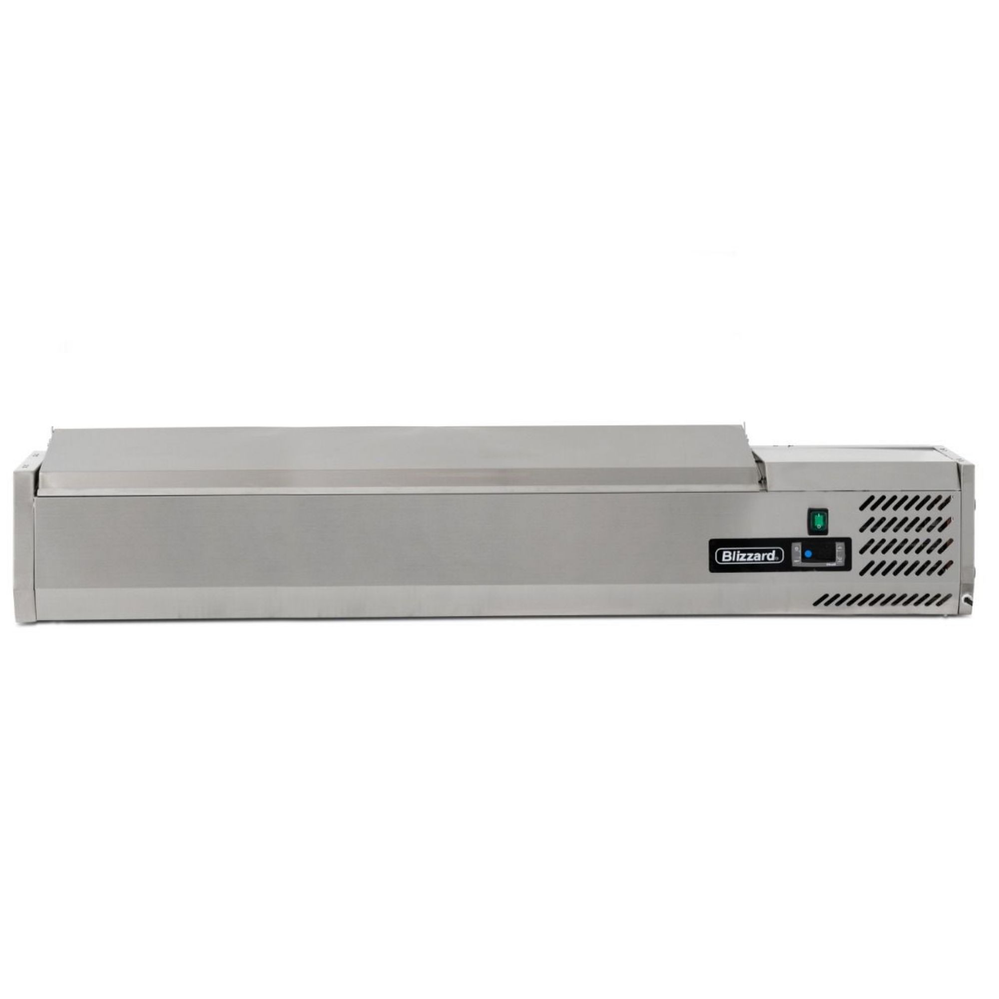 Picture of BLIZZARD 1.5m Hinged 1/4 Gastronorm Prep Top TOP1500-14EN