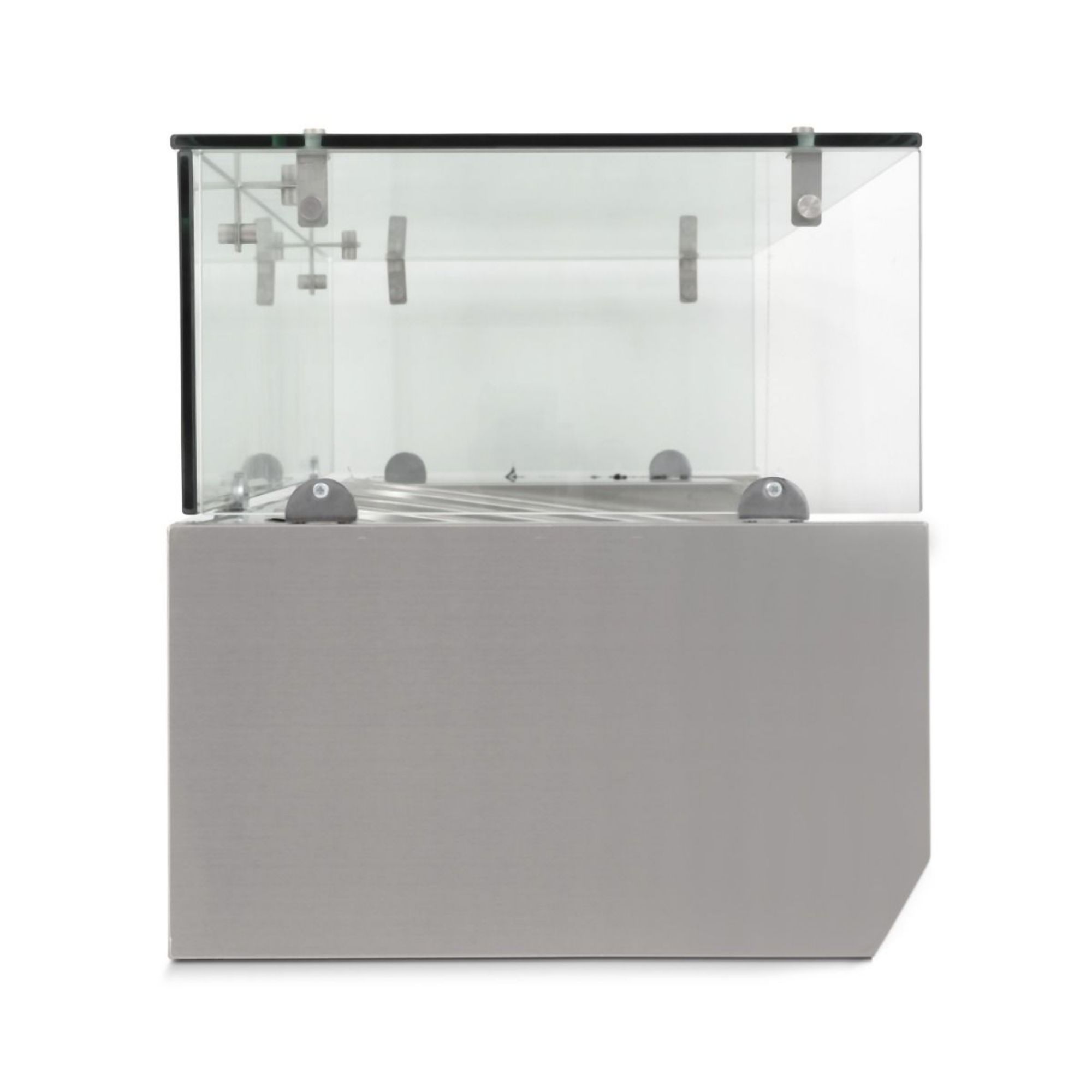 Picture of BLIZZARD 1.5m Glass Canopy 1/4 Gastronorm Prep Top TOP1500-14CR