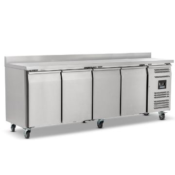 Picture of BLIZZARD Four Hinged Door Refrigerated Counter With Upstand HBC4