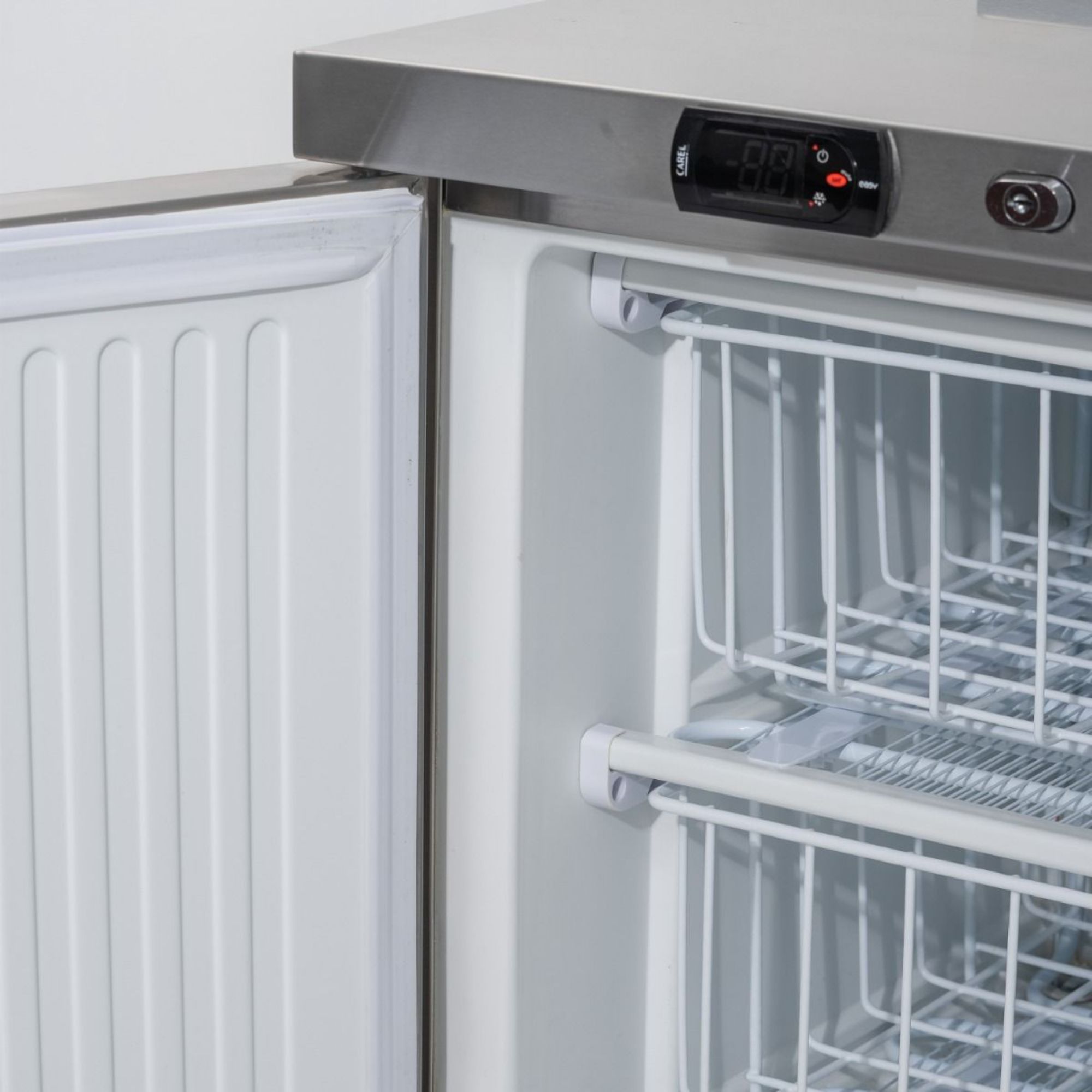 Picture of BLIZZARD Double Hinged Door Freezer/Fridge Workstation UCFR280