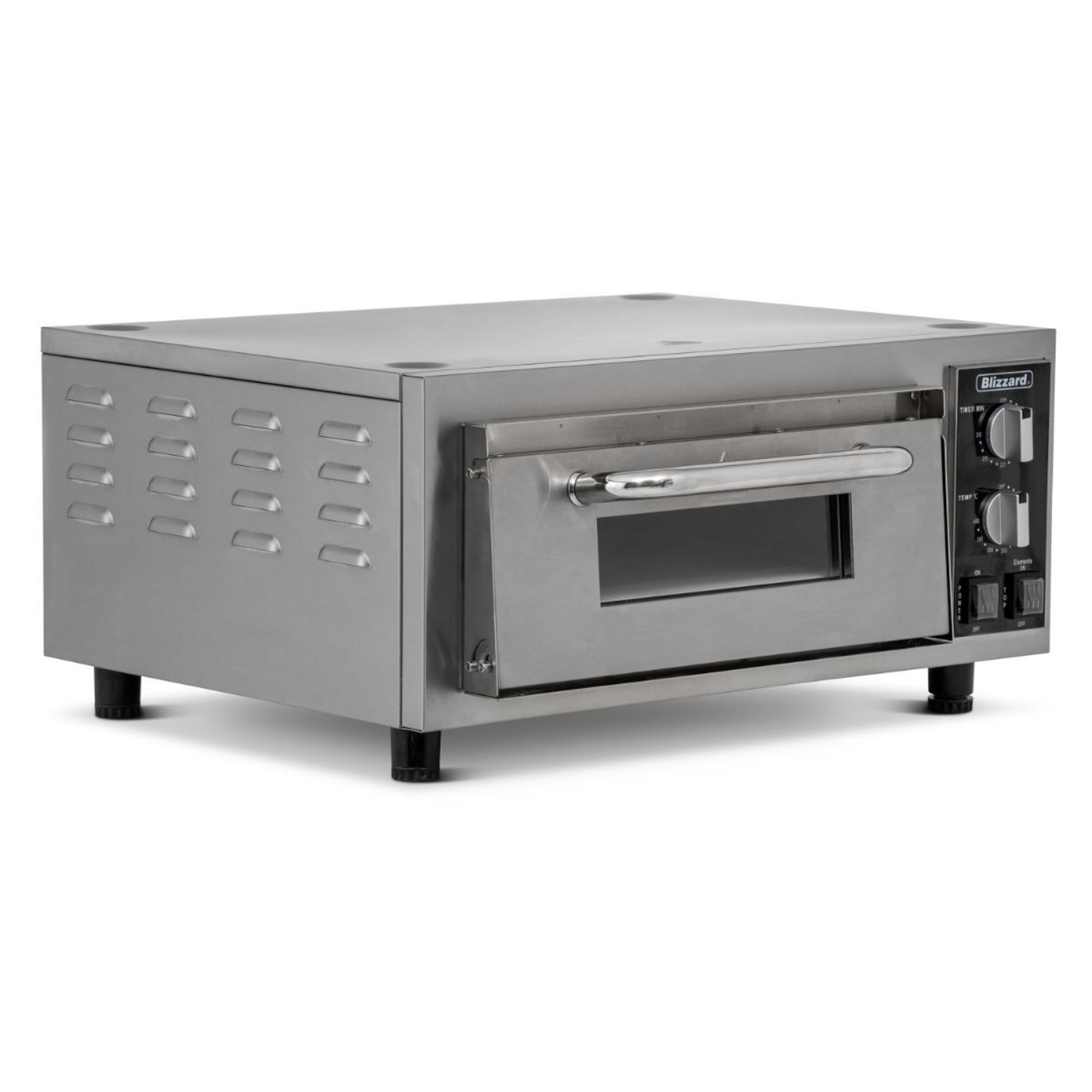 Picture of BLIZZARD Single Pizza Oven Stainless Steel BPO1