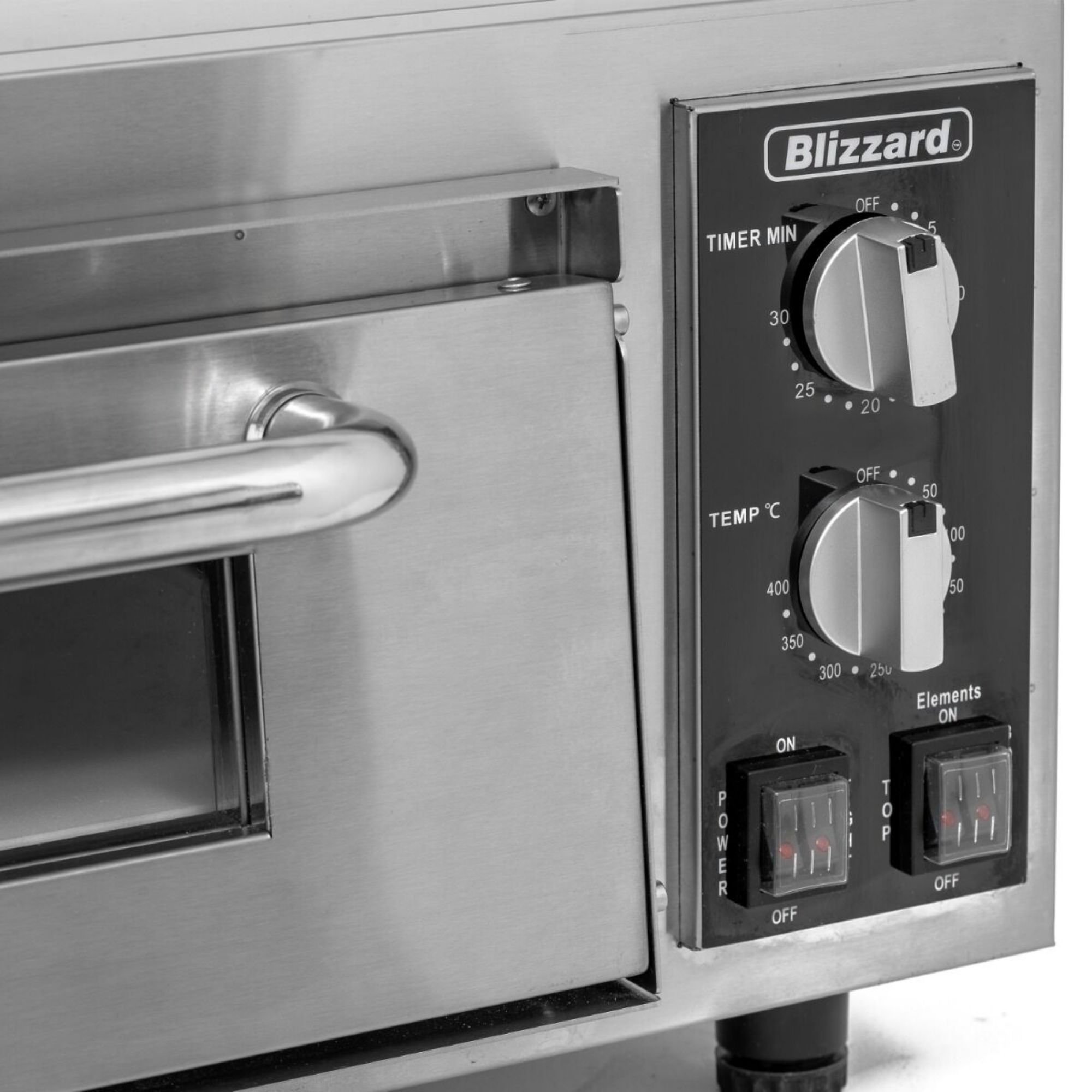 Picture of BLIZZARD Single Pizza Oven Stainless Steel BPO1