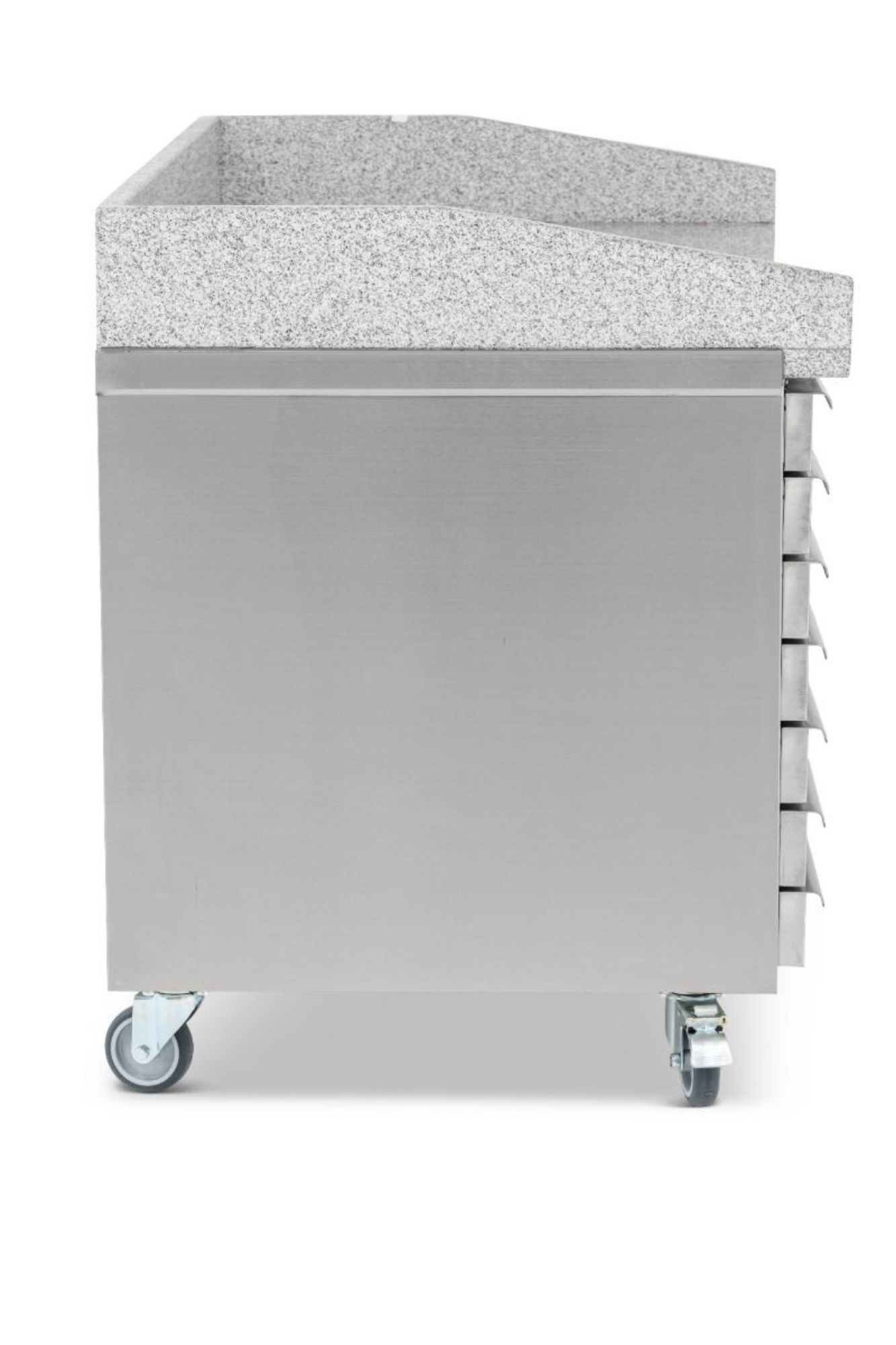 Picture of BLIZZARD 580L Single Door Pizza Prep With Neutral Drawers BPB1500-7N
