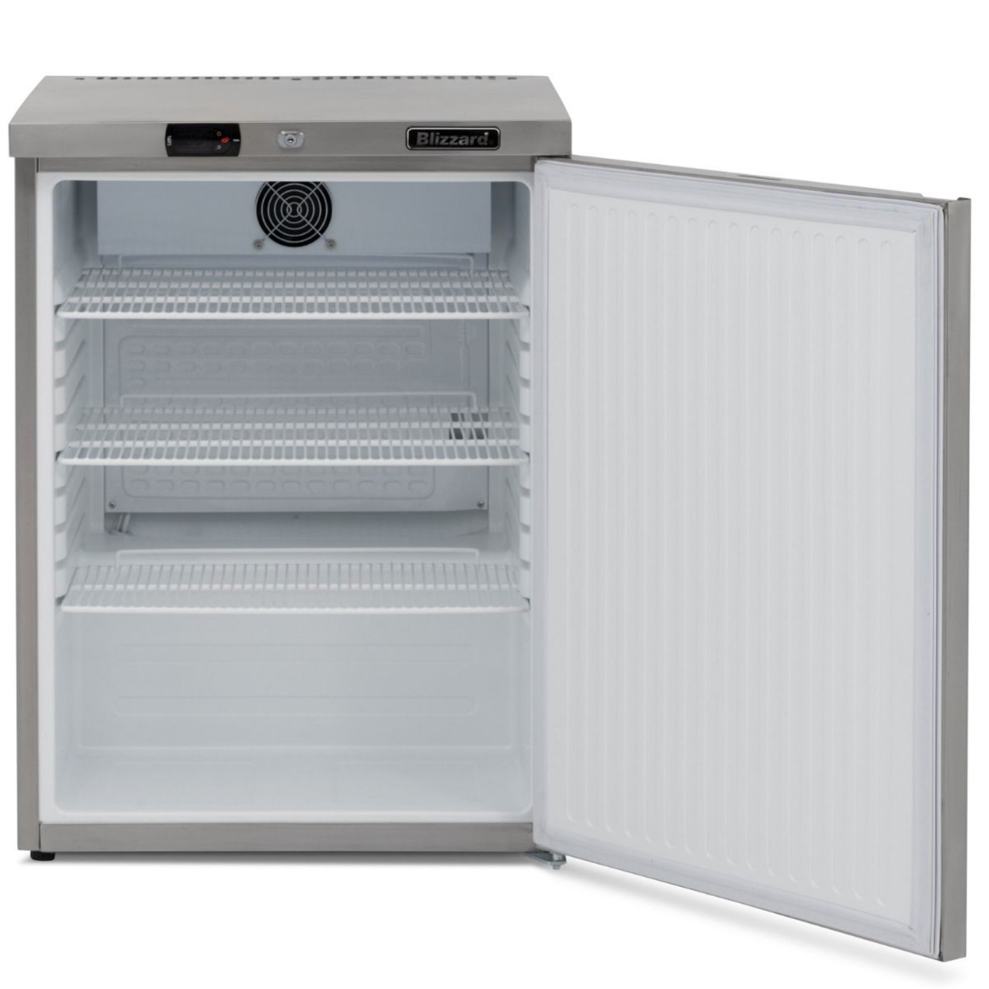 Picture of BLIZZARD Single Door Under Counter Refrigerator Stainless Steel UCR140