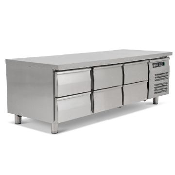 Picture of BLIZZARD Blizzard Six Drawer Low Height Snack Counter SNC3-DRW