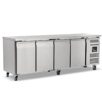 Picture of BLIZZARD 4 Door Refrigerated Counter Without Upstand HBC4NU