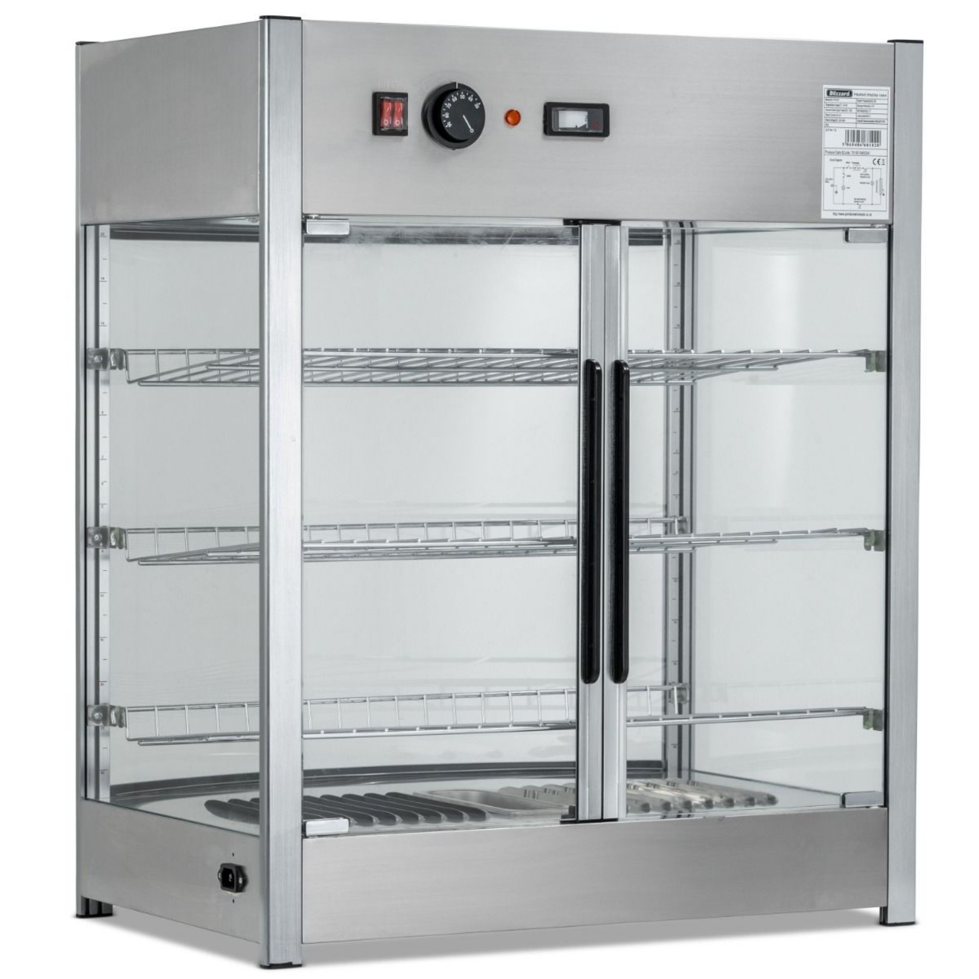 Picture of BLIZZARD 137L Counter Top Tiered Heated Merchandiser CTH137