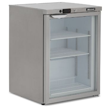 Picture of BLIZZARD Single Hinged Glass Door Under Counter Freezer UCF140CR