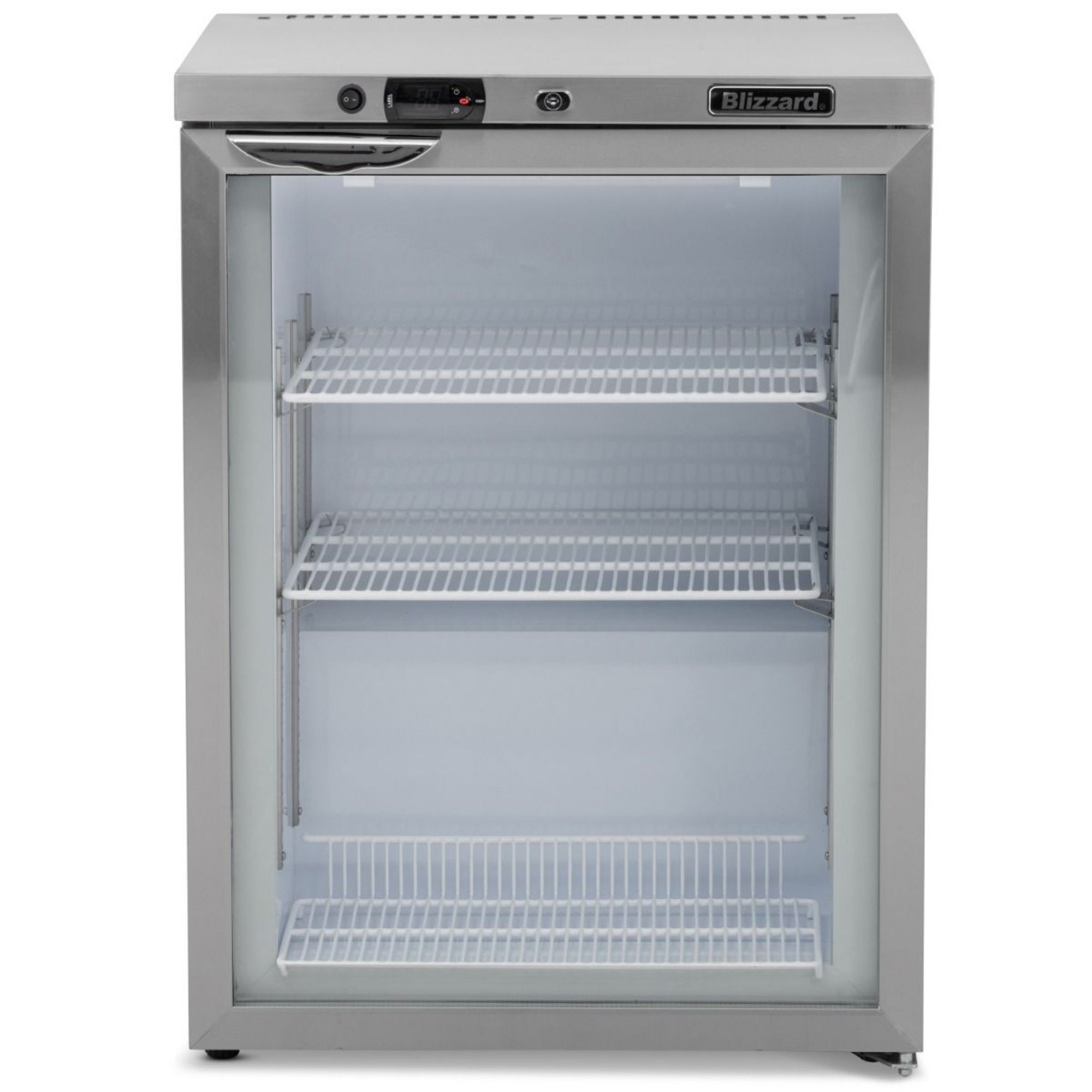 Picture of BLIZZARD Single Hinged Glass Door Under Counter Freezer UCF140CR