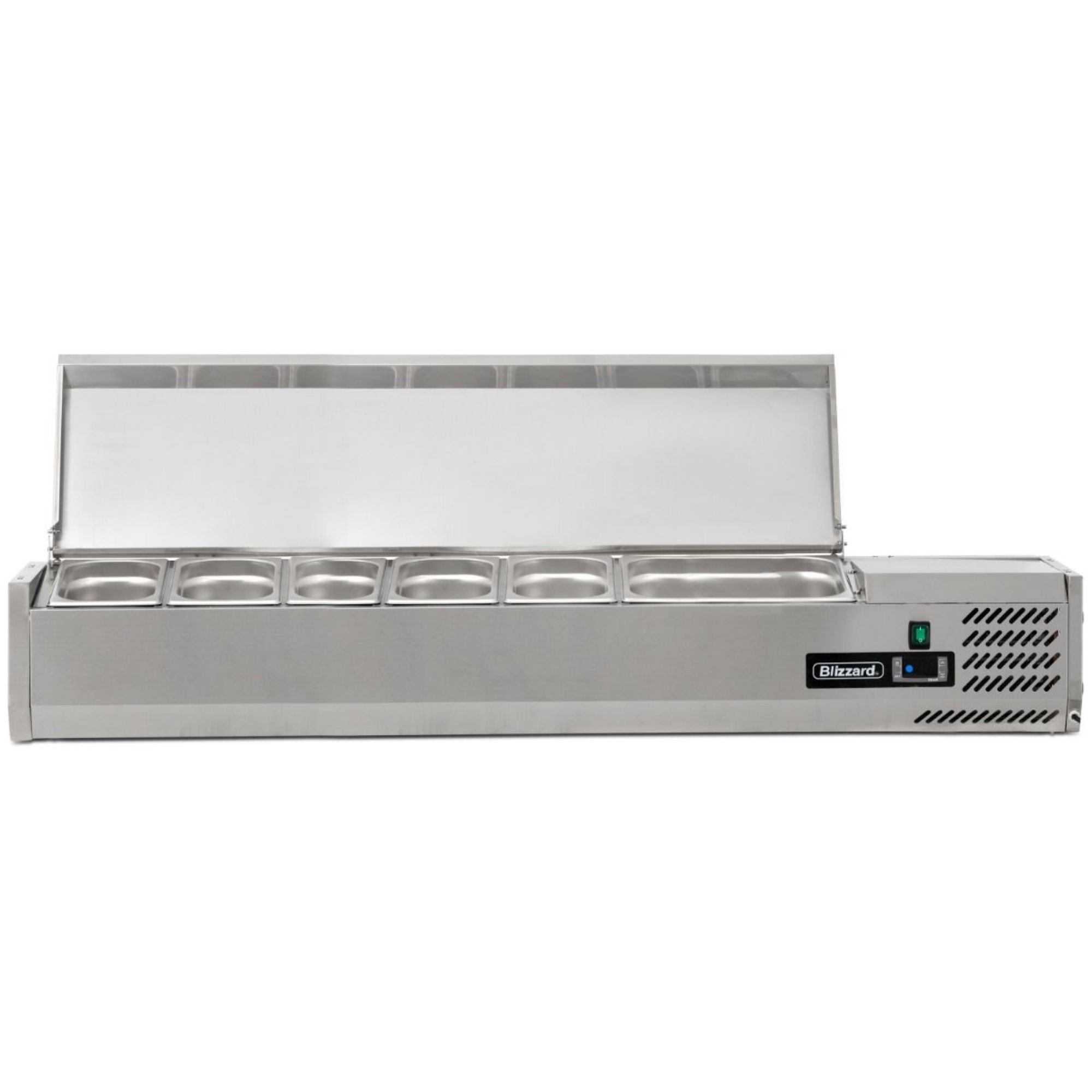 Picture of BLIZZARD 1.5m Hinged 1/3 Gastronorm Prep Top TOP1500EN