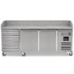 Picture of BLIZZARD Double Door Pizza Prep With Neutral Drawers BPB2000-7N