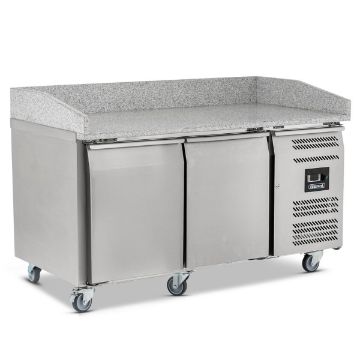 Picture of BLIZZARD Double Door Pizza Prep Counter & Granite Worktop BPB1500