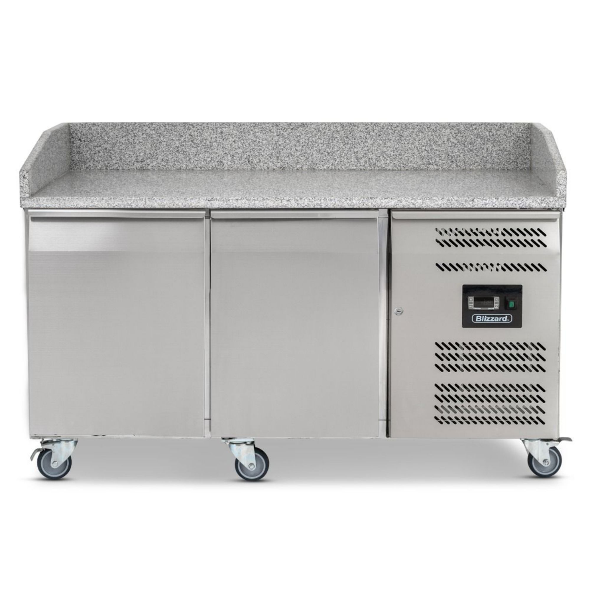 Picture of BLIZZARD Double Door Pizza Prep Counter & Granite Worktop BPB1500