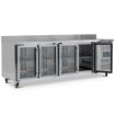Picture of BLIZZARD 553L Four Glass Door Counter Refrigerator With Upstand HBC4CR