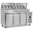 Picture of BLIZZARD 417L Triple Door Prep Counter With Raised Collar HBC3EN