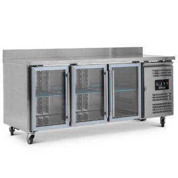Picture of BLIZZARD 417L Triple Glass Door Counter With Upstand HBC3CR