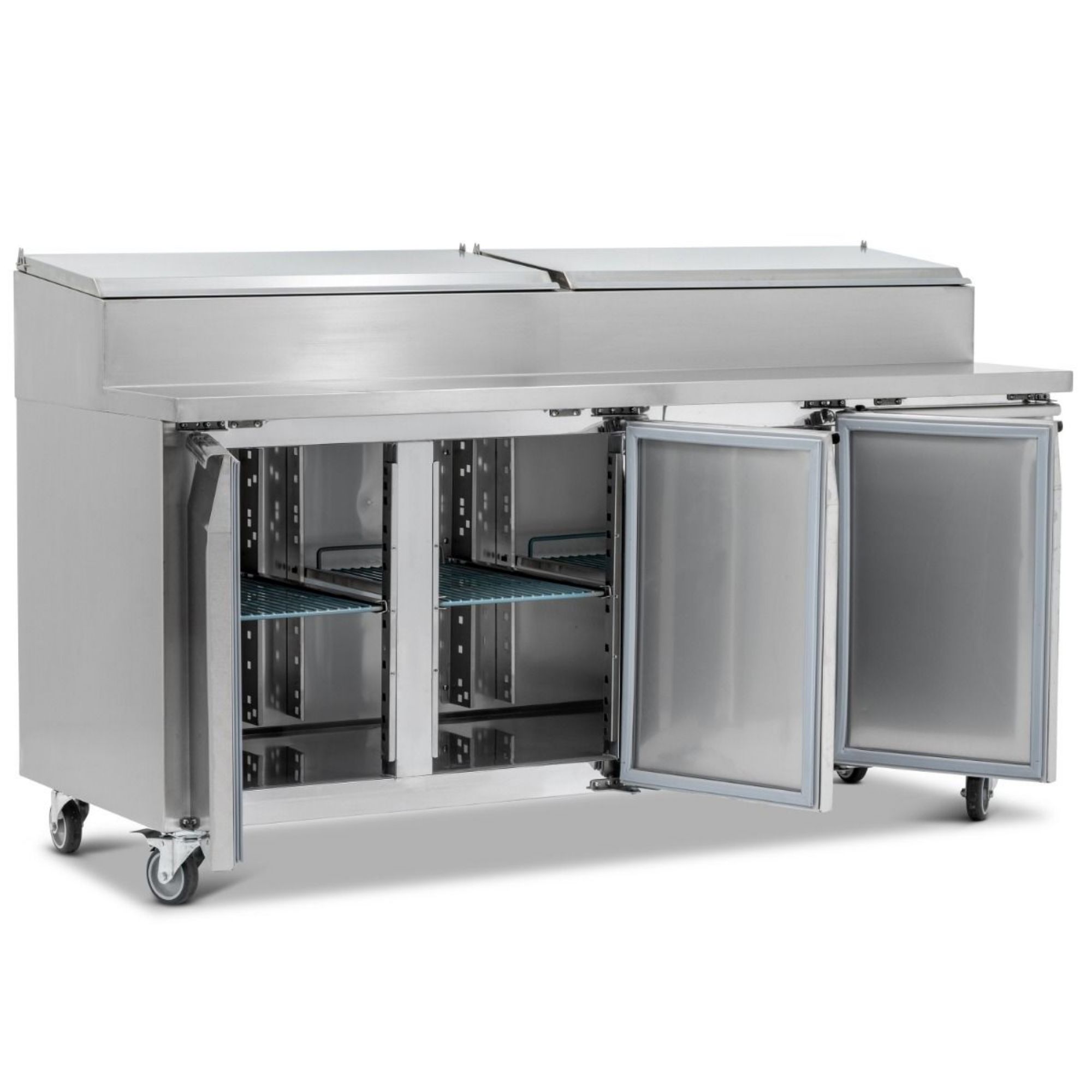 Picture of BLIZZARD 417L Triple Door Prep Counter With Raised Collar HBC3EN