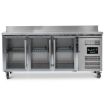 Picture of BLIZZARD 417L Triple Glass Door Counter With Upstand HBC3CR